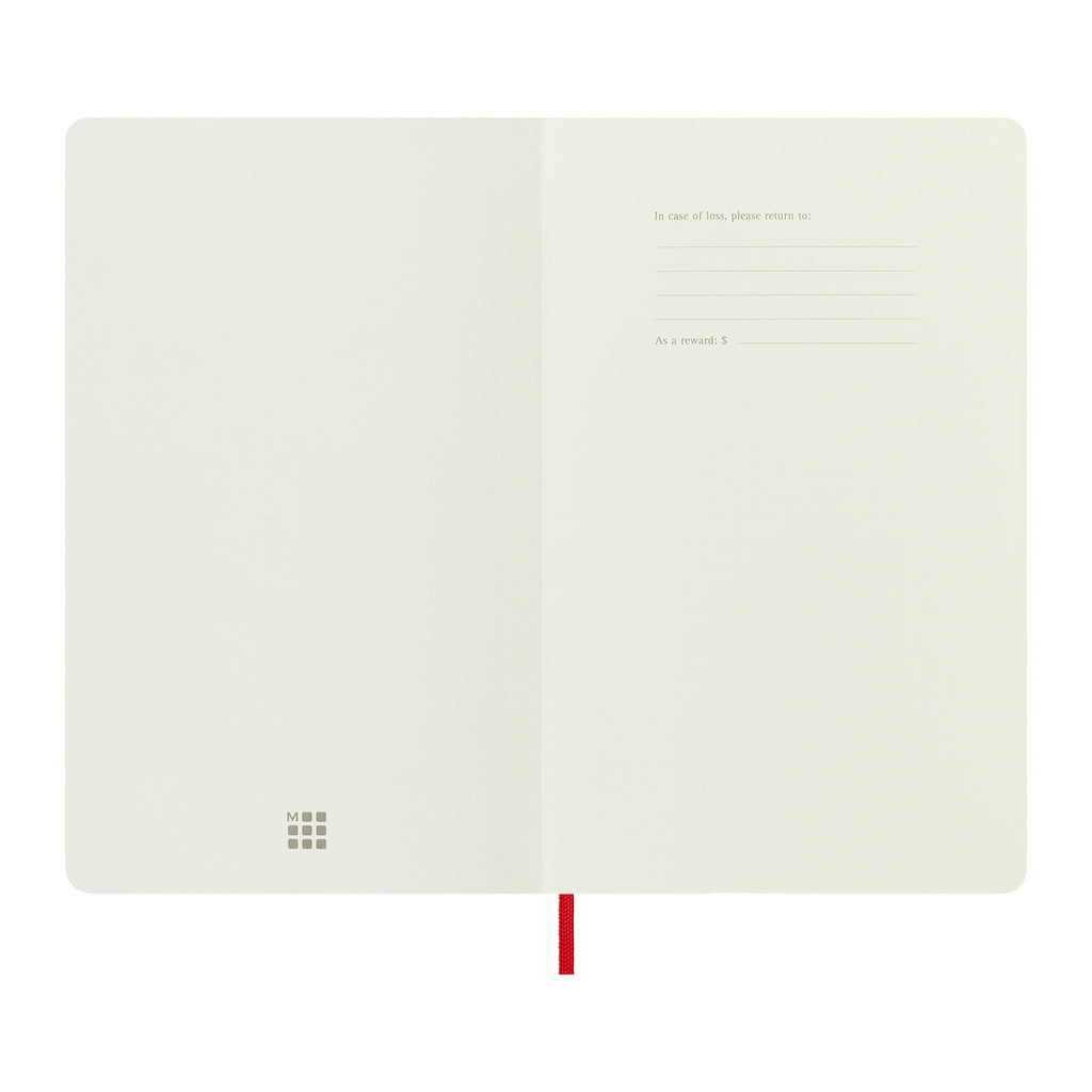 Moleskine Soft Cover Ruled Notebook, Large - Scarlet Red - View 5