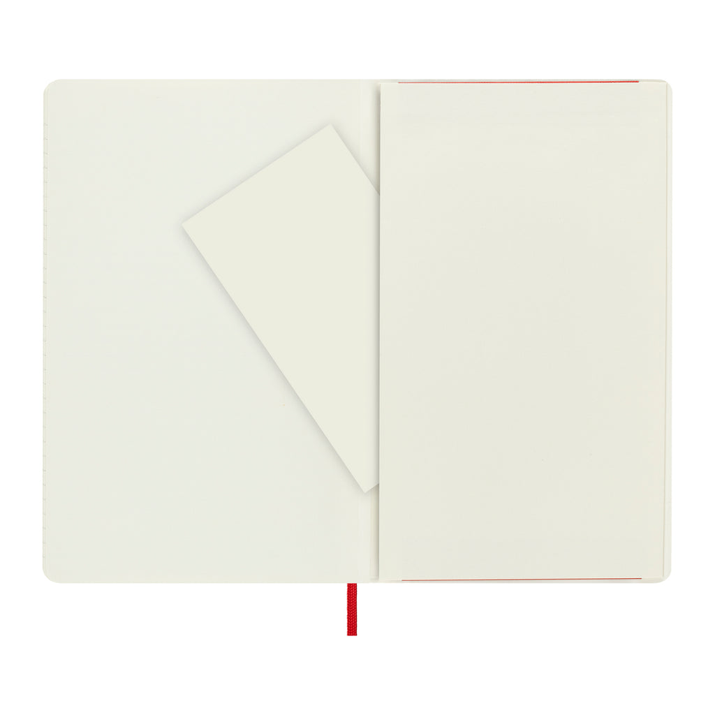 Moleskine Soft Cover Ruled Notebook, Large - Scarlet Red - View 6