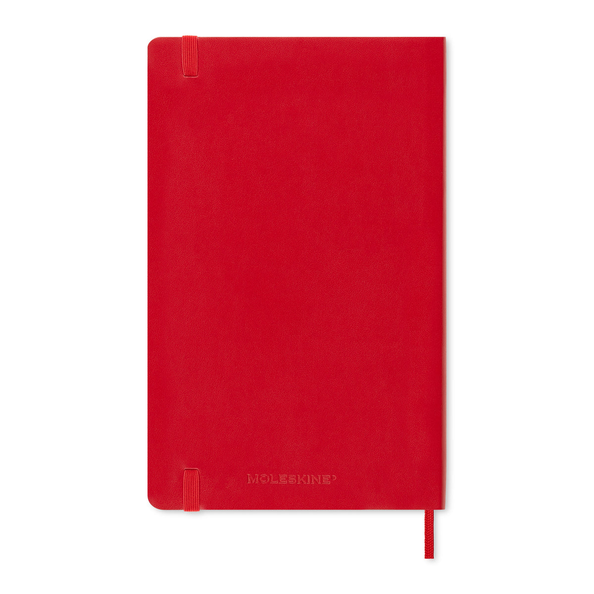 Moleskine Soft Cover Ruled Notebook, Large - Scarlet Red - View 7