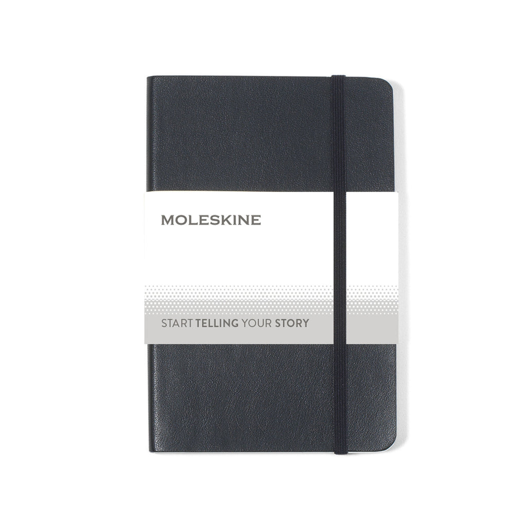 Moleskine Soft Cover Ruled Notebook, Pocket Debossing - Black - View 2