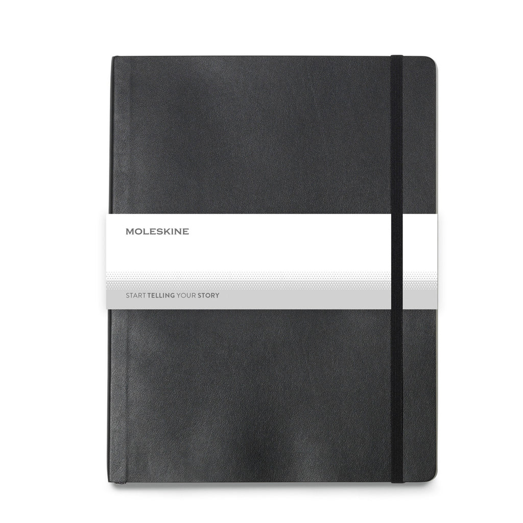 Moleskine Soft Cover Ruled Notebook, X-Large - Black - View 3