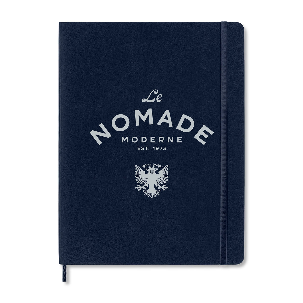 Moleskine Soft Cover Ruled Notebook, X-Large - Sapphire Blue - View 1