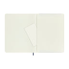Moleskine Soft Cover Ruled Notebook, X-Large - Sapphire Blue - View 2