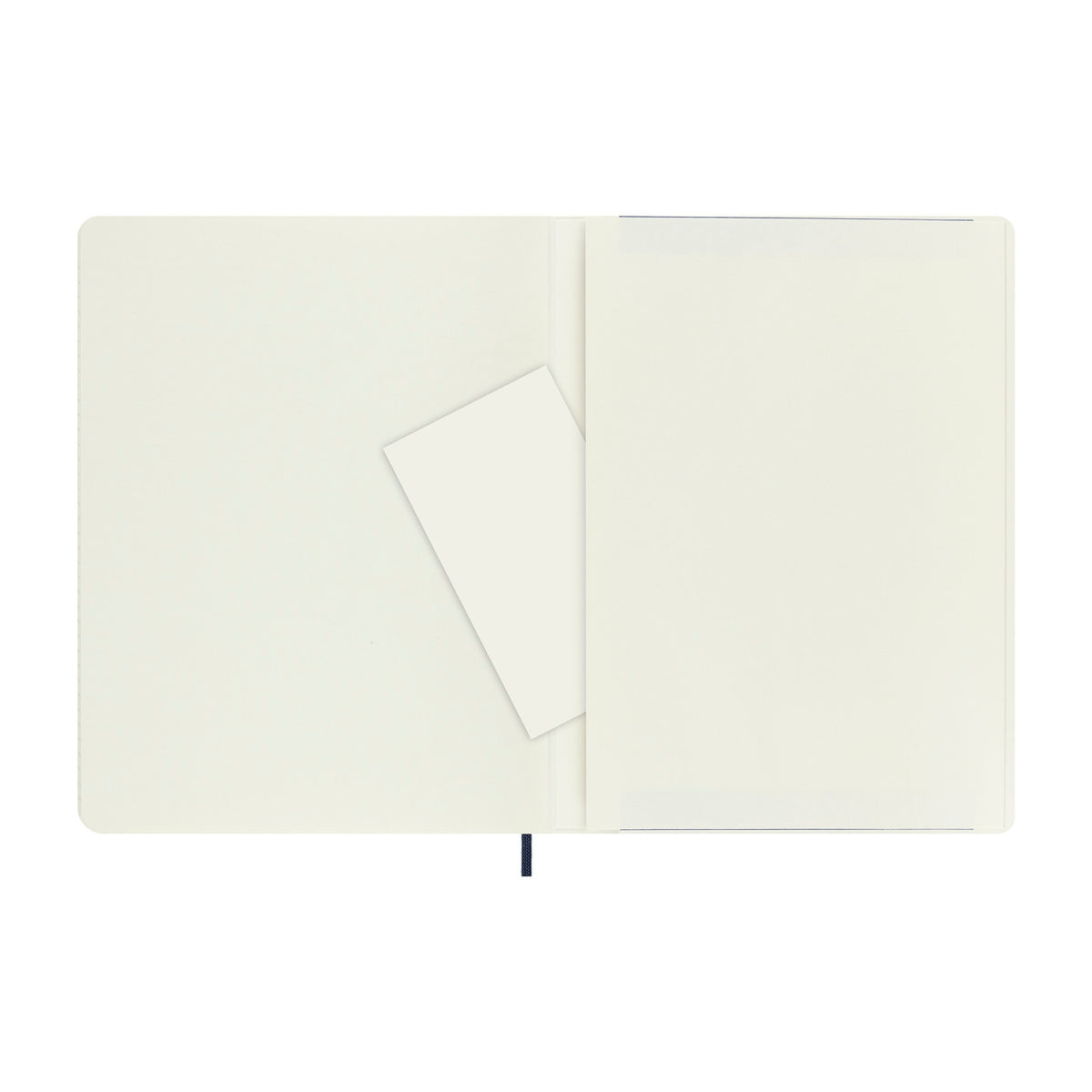Moleskine Soft Cover Ruled Notebook, X-Large - Sapphire Blue - View 2