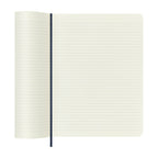 Moleskine Soft Cover Ruled Notebook, X-Large - Sapphire Blue - View 3