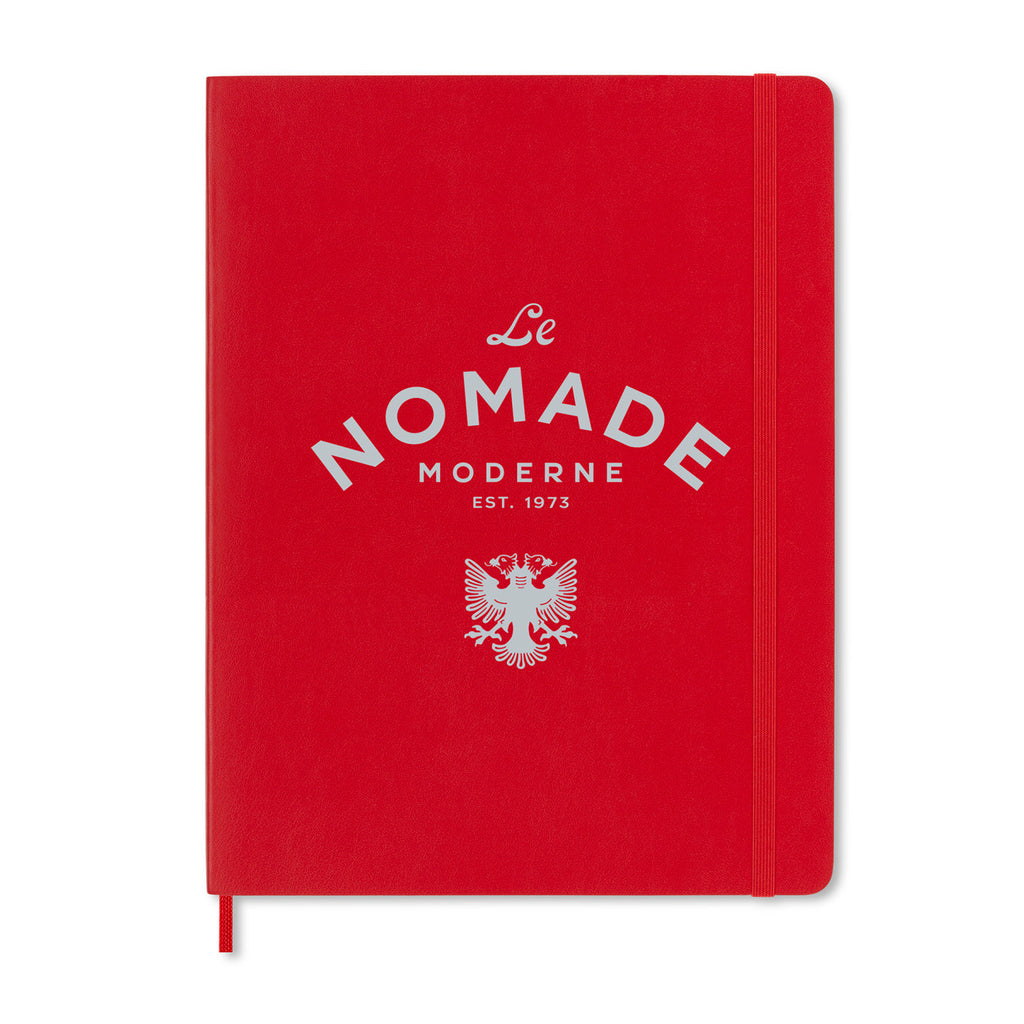 Moleskine Soft Cover Ruled Notebook, X-Large - Scarlet Red - View 1