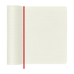 Moleskine Soft Cover Ruled Notebook, X-Large - Scarlet Red - View 4
