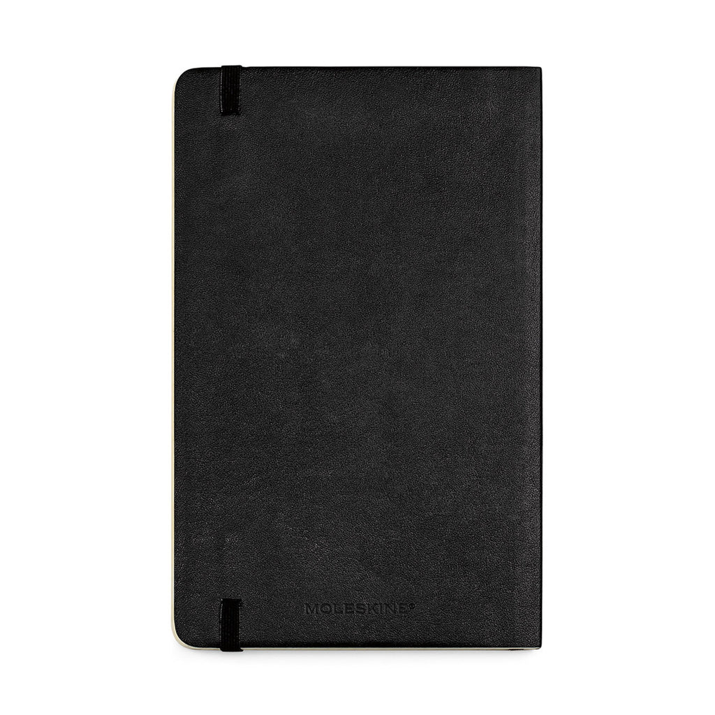 Moleskine Soft Cover Squared Notebook, Large - Black - View 2
