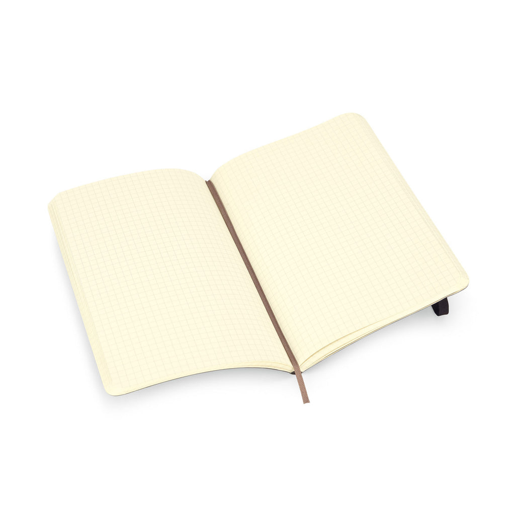 Moleskine Soft Cover Squared Notebook, Large - Black - View 4