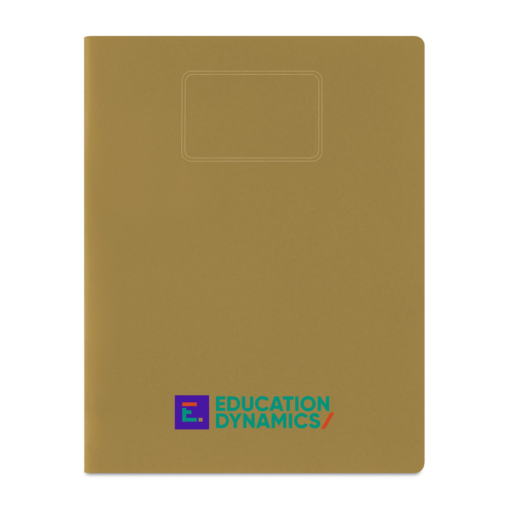 Moleskine Student Cahier Ruled Journal, XX-Large Debossing - Kraft - View 1