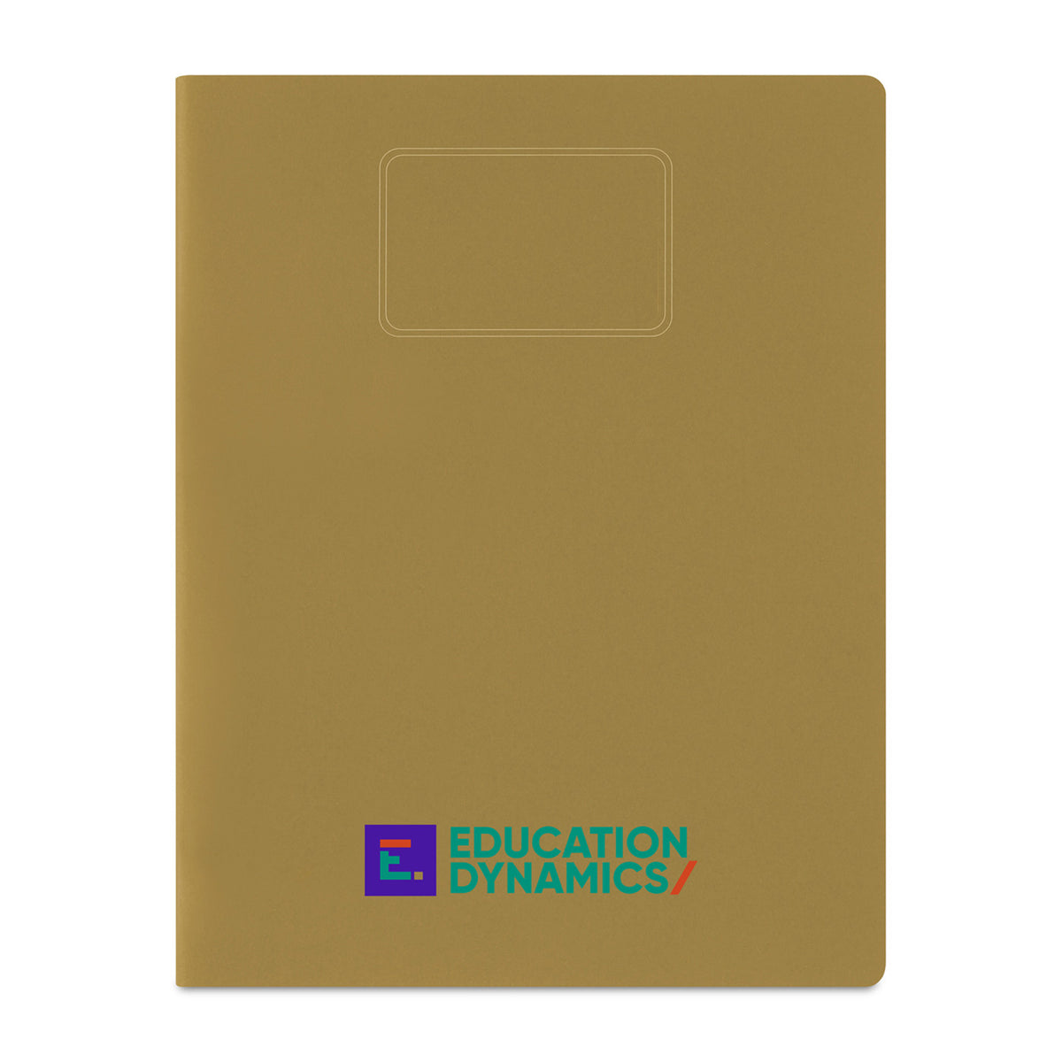 Moleskine Student Cahier Ruled Journal, XX-Large Debossing - Kraft - View 1