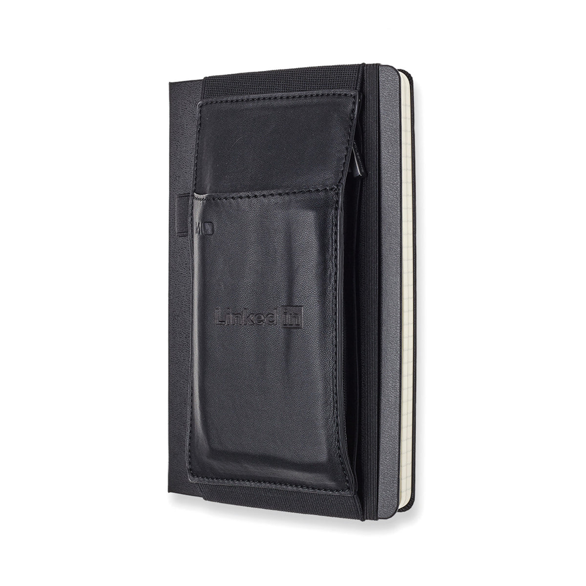 Moleskine Vegan Leather Tool Belt for Large Notebooks Debossing - Black - View 4