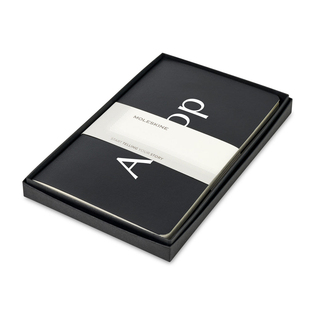 Moleskine Volant Journals in a Gift Box, Large - Black - View 1