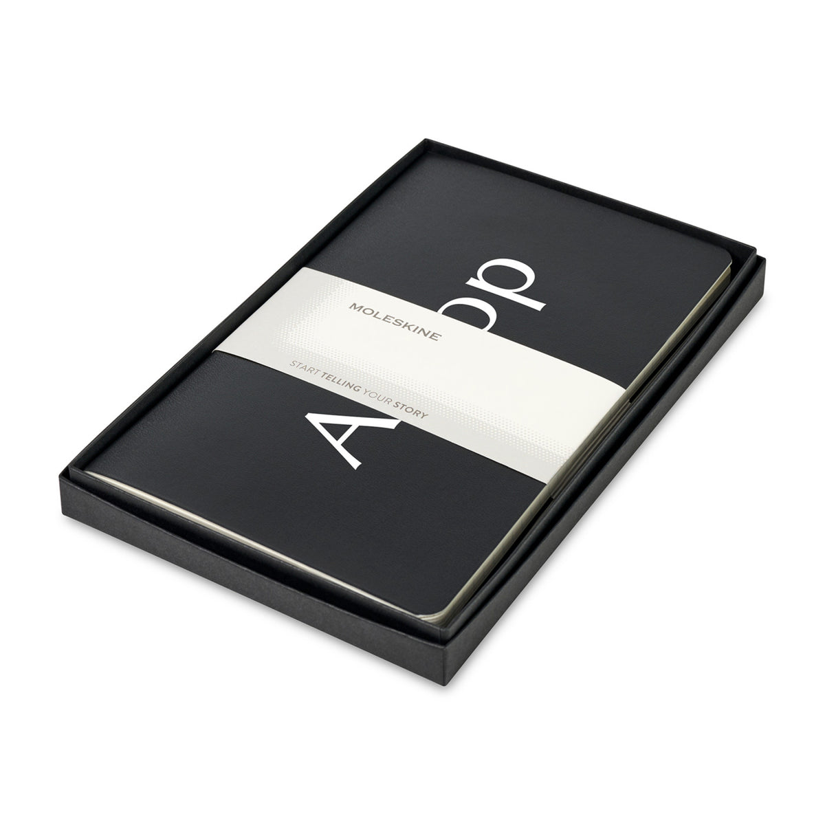 Moleskine Volant Journals in a Gift Box, Large - Black - View 1