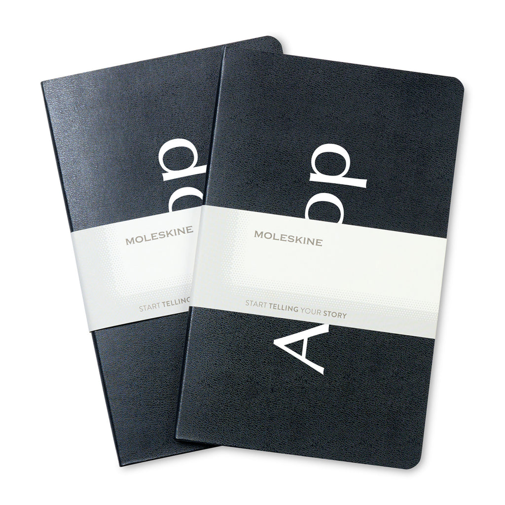 Moleskine Volant Journals in a Gift Box, Large - Black - View 2