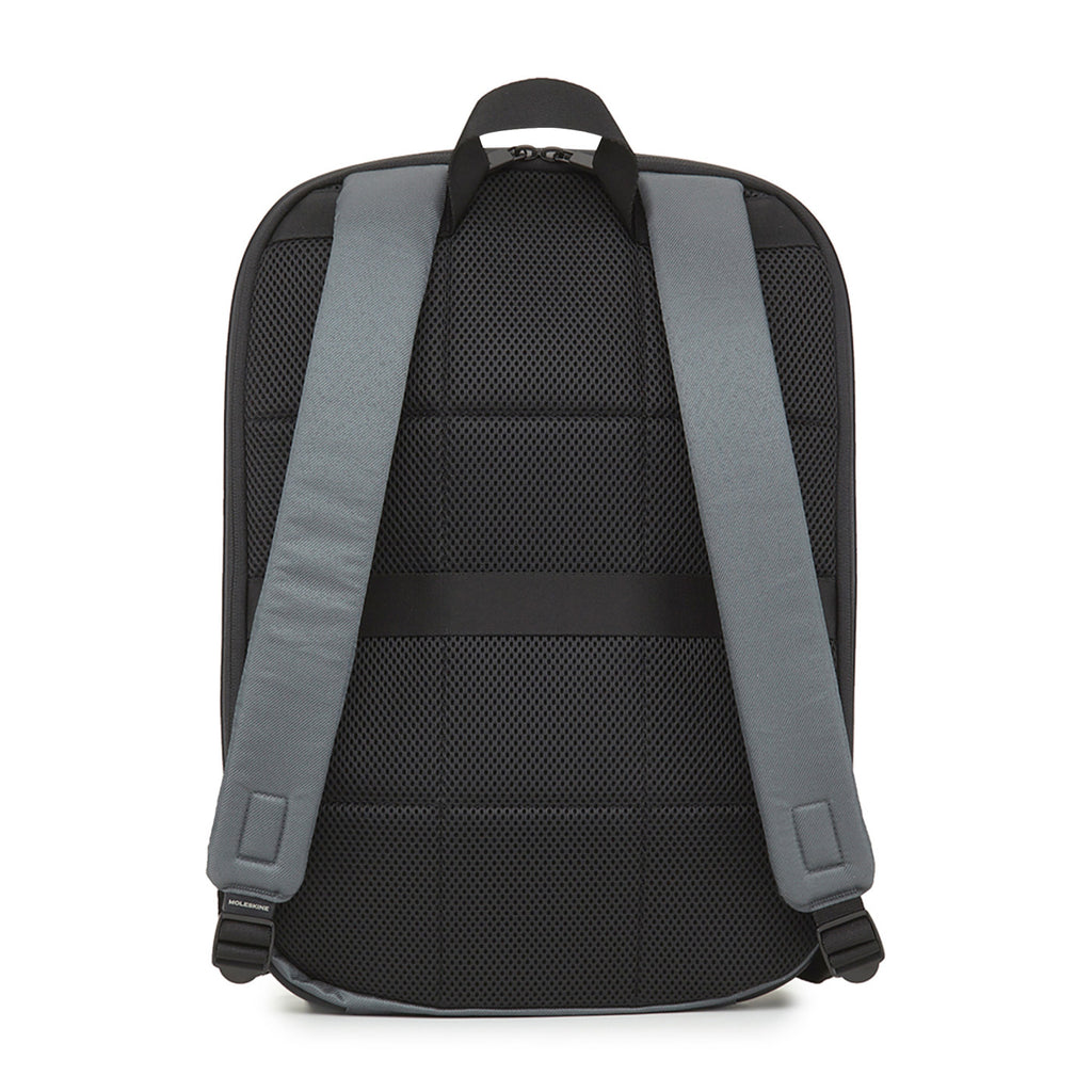 Moleskine Water Resistant Slim Backpack, 15 Inch Embroidery - Slate Grey - View 3