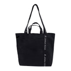Mono-Strap Canvas Tote Bag, 10 oz - Black - Silk Screen