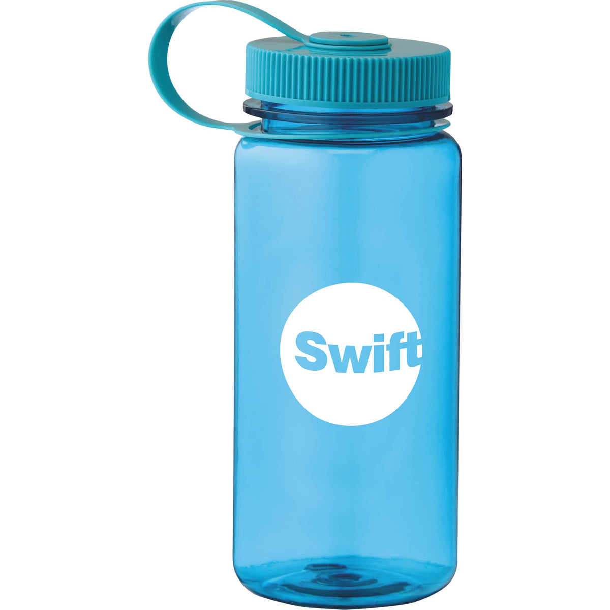 Montego Sports Bottle with Tethered Lid, 21 oz - TrProcessBlue - Front