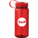 Montego Sports Bottle with Tethered Lid, 21 oz - TrRed - Front