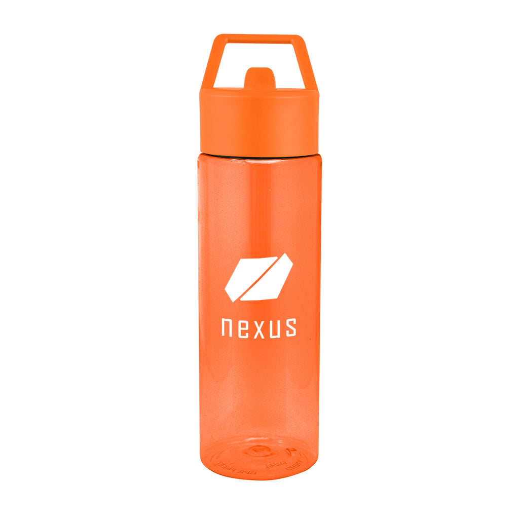 Monterey Bottle in Recycled PET, 24 oz - Orange - Silk Screen