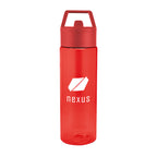 Monterey Bottle in Recycled PET, 24 oz - Red - Silk Screen