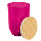 Montrose Wine Tumbler with Bamboo Lid, 12 oz - Pink - Open