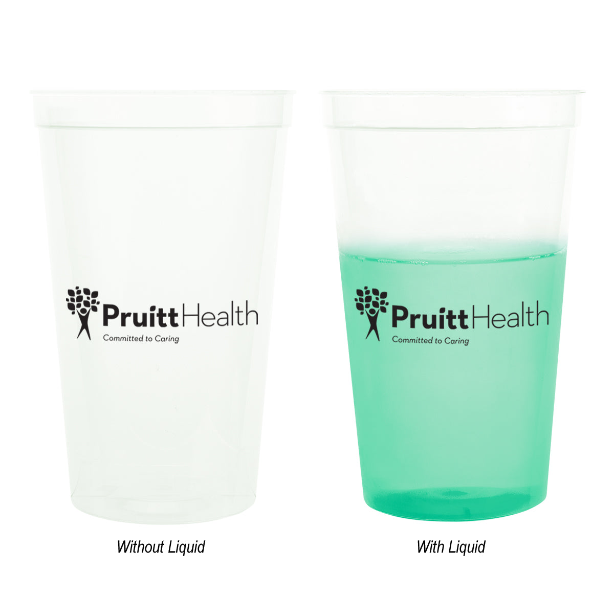 Mood Stadium Cup, 22 oz - Green - Silk Screen