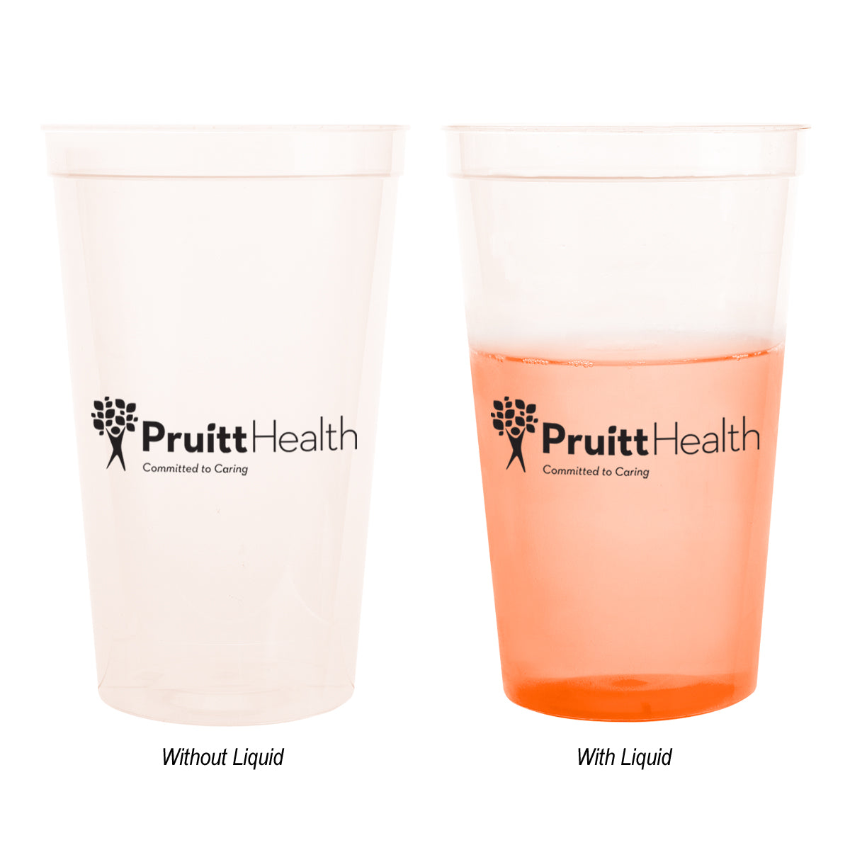 Mood Stadium Cup, 22 oz - Orange - Silk Screen
