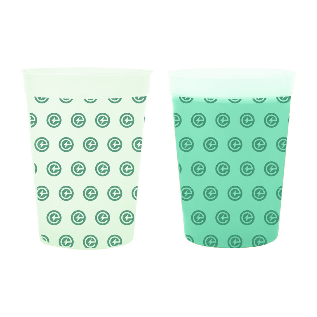 Mood Stadium Cup in Full Color, 12 oz - Green - 4CP