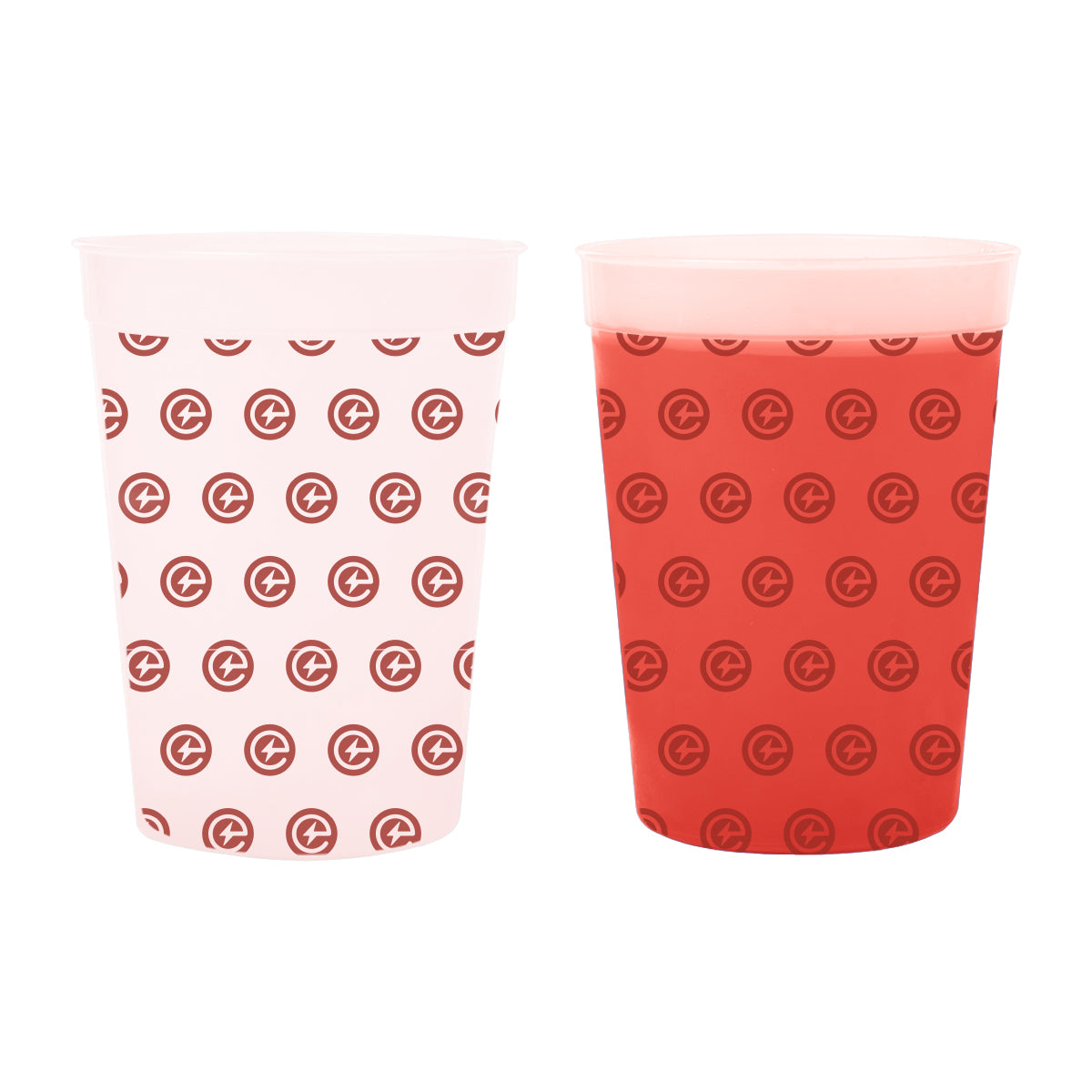 Mood Stadium Cup in Full Color, 12 oz - Red - 4CP
