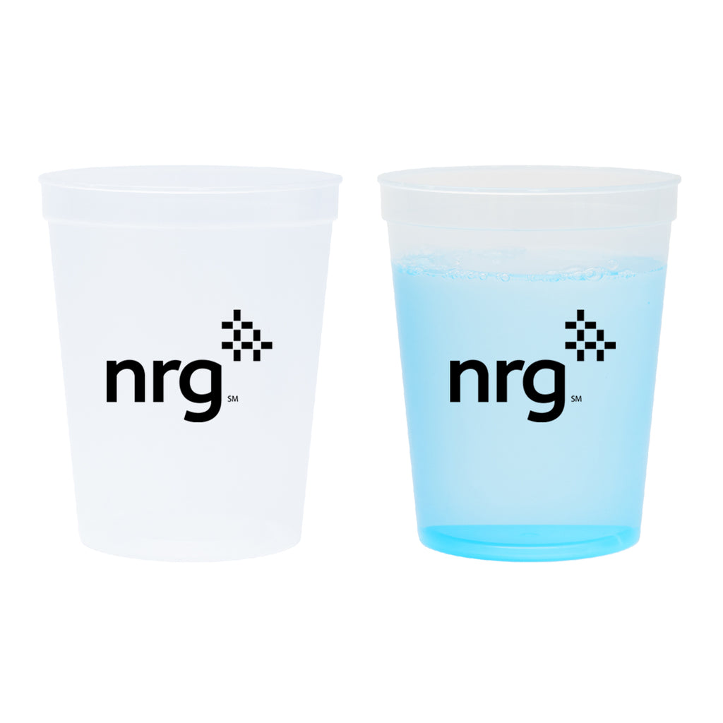 Mood Stadium Cup in Full Color, 16 oz - Frosted Changing Blue - Silk Screen