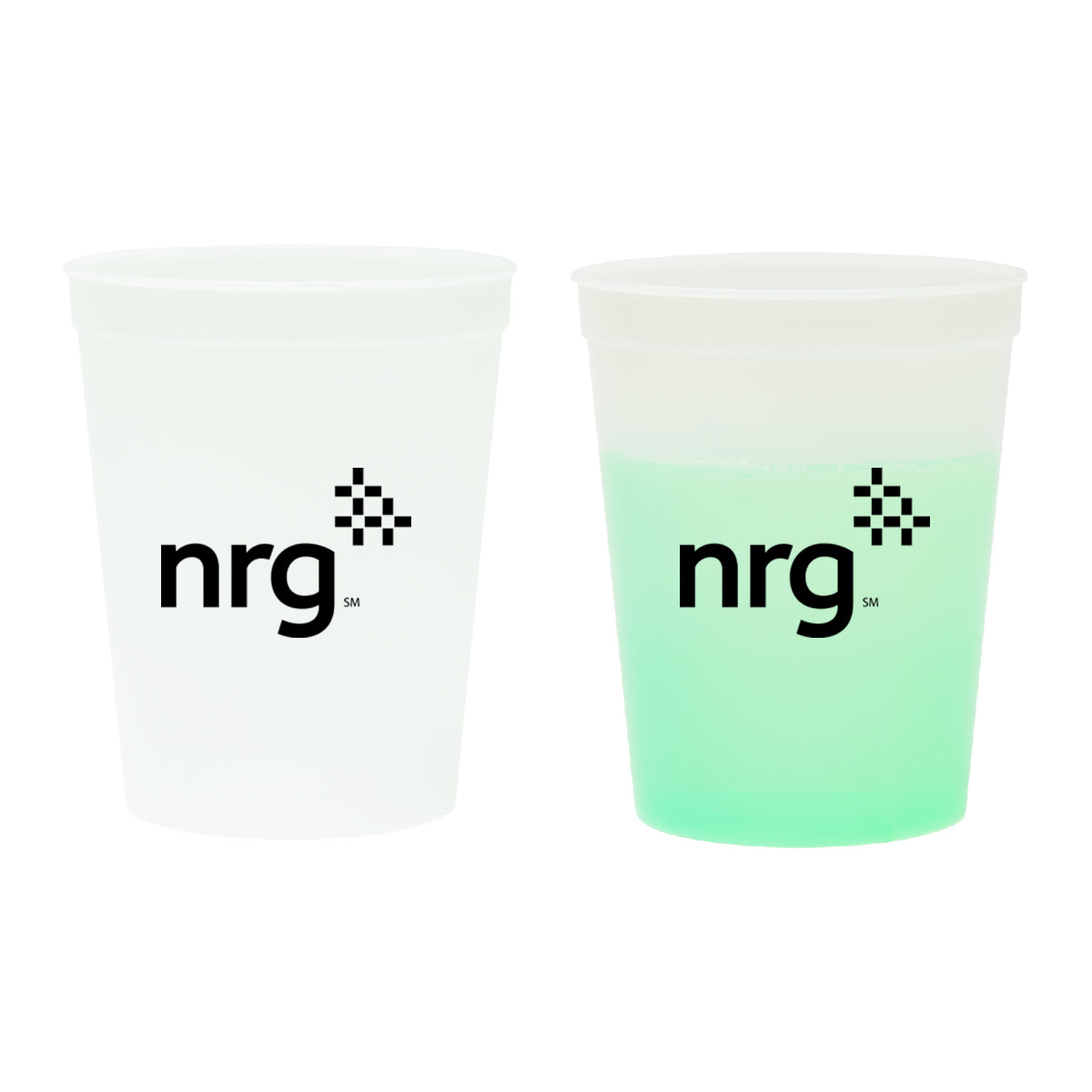 Mood Stadium Cup in Full Color, 16 oz - Green - Silk Screen