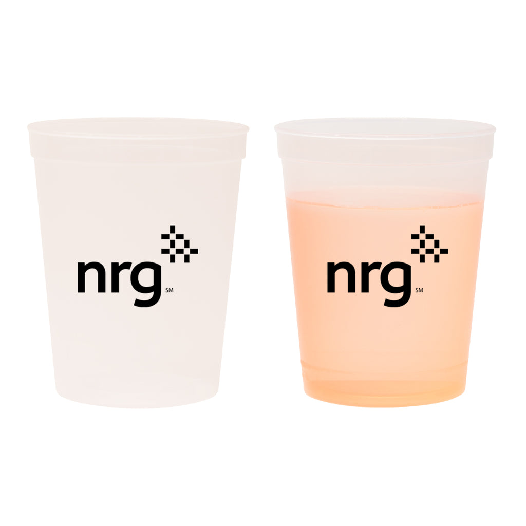 Mood Stadium Cup in Full Color, 16 oz - Orange - Silk Screen