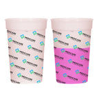 Mood Stadium Cup in Full Color, 16 oz - Pink - 4CP