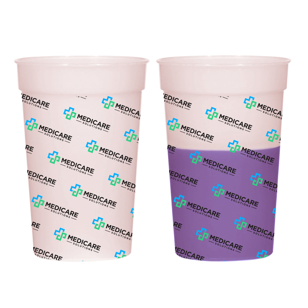 Mood Stadium Cup in Full Color, 16 oz - Purple - 4CP