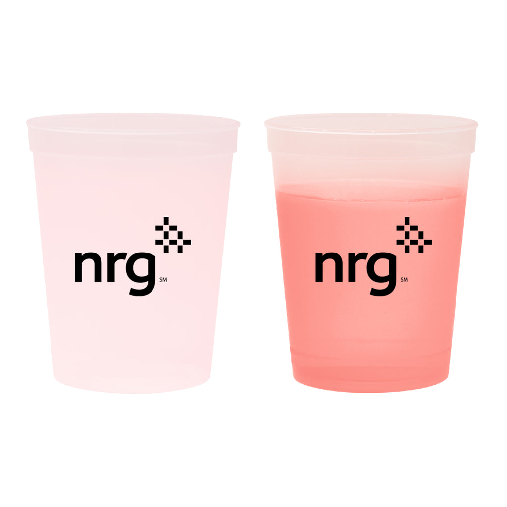 Mood Stadium Cup in Full Color, 16 oz - Red - Silk Screen