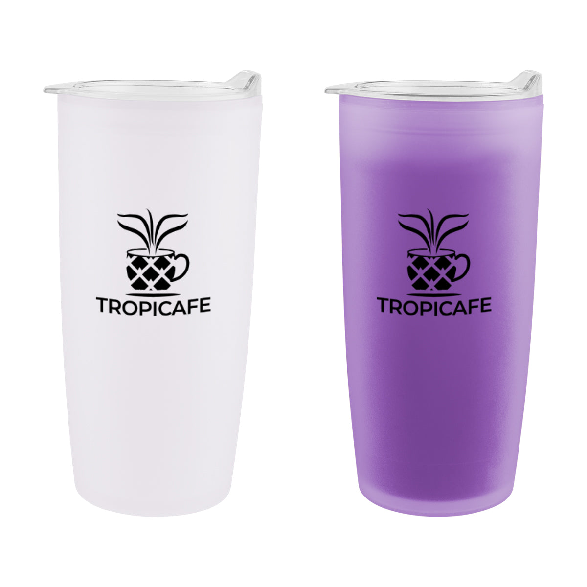 Mood Tumbler, 22 oz - Custom Promotional 22 Oz. Mood Tumbler - Purple - Silk Screen