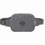 Moop Fanny Pack in Cotton Canvas Embroidery - Navy - Front