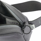 Moop Fanny Pack in Cotton Canvas Embroidery - Navy - Top