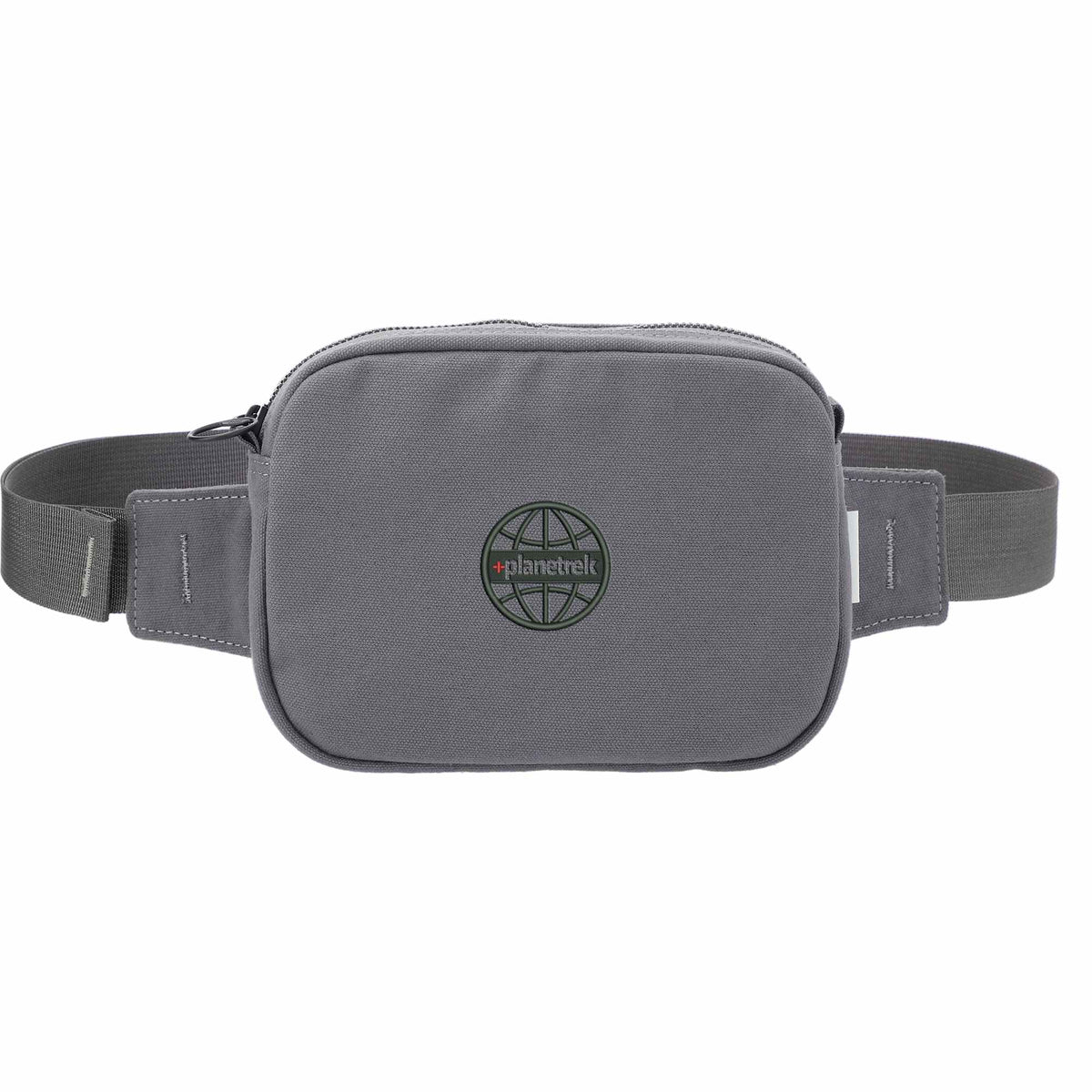Moop Fanny Pack in Cotton Canvas Transfer - Navy - Front