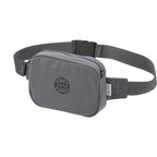 Moop Fanny Pack in Cotton Canvas Transfer - Navy - Left Angle