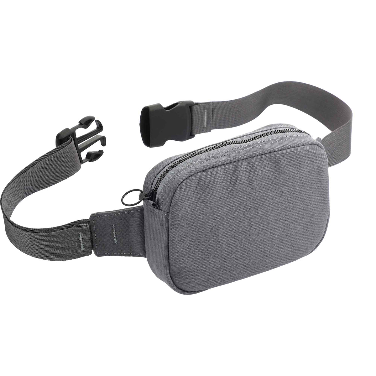 Moop Fanny Pack in Cotton Canvas Transfer - Navy - Right Angle 3