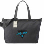 Moop Porter Canvas Tote with Crossbody Strap Transfer - Gray - Front