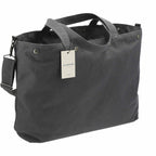 Moop Porter Canvas Tote with Crossbody Strap Transfer - Gray - Right Angle 5