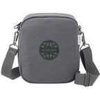 Moop Wayfinder Waxed Canvas Crossbody Bag Transfer - Navy - Front