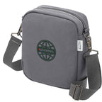 Moop Wayfinder Waxed Canvas Crossbody Bag Transfer - Navy - Left Angle