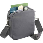 Moop Wayfinder Waxed Canvas Crossbody Bag Transfer - Navy - Right Angle 4