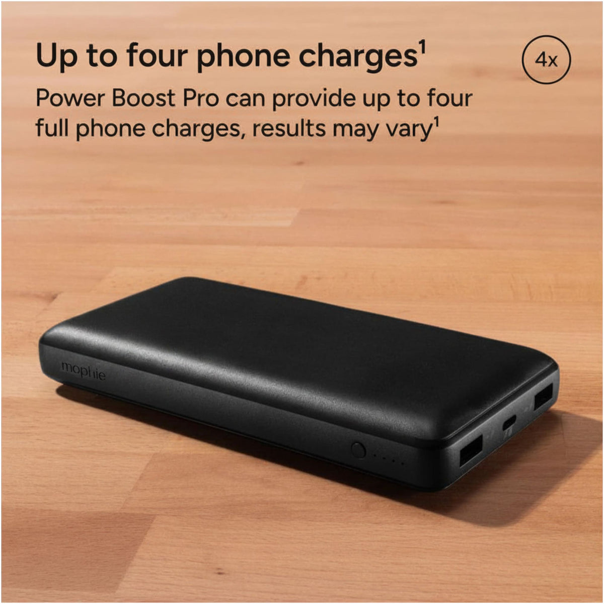 Mophie Power Boost Pro XL, 20,000 mAh Full Color - Black - Photo