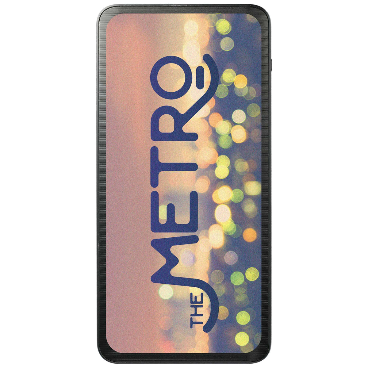 Mophie Power Boost Three-Port Power Bank, 20,000 mAh Full Color - Black - Front