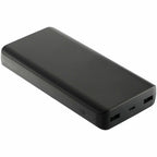 Mophie Power Boost Three-Port Power Bank, 20,000 mAh Full Color - Black - Left Angle 3